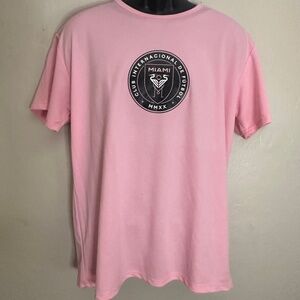 InterMiami Soccer T Shirt 23" armpit to armpit Gently worn Poly blend No size